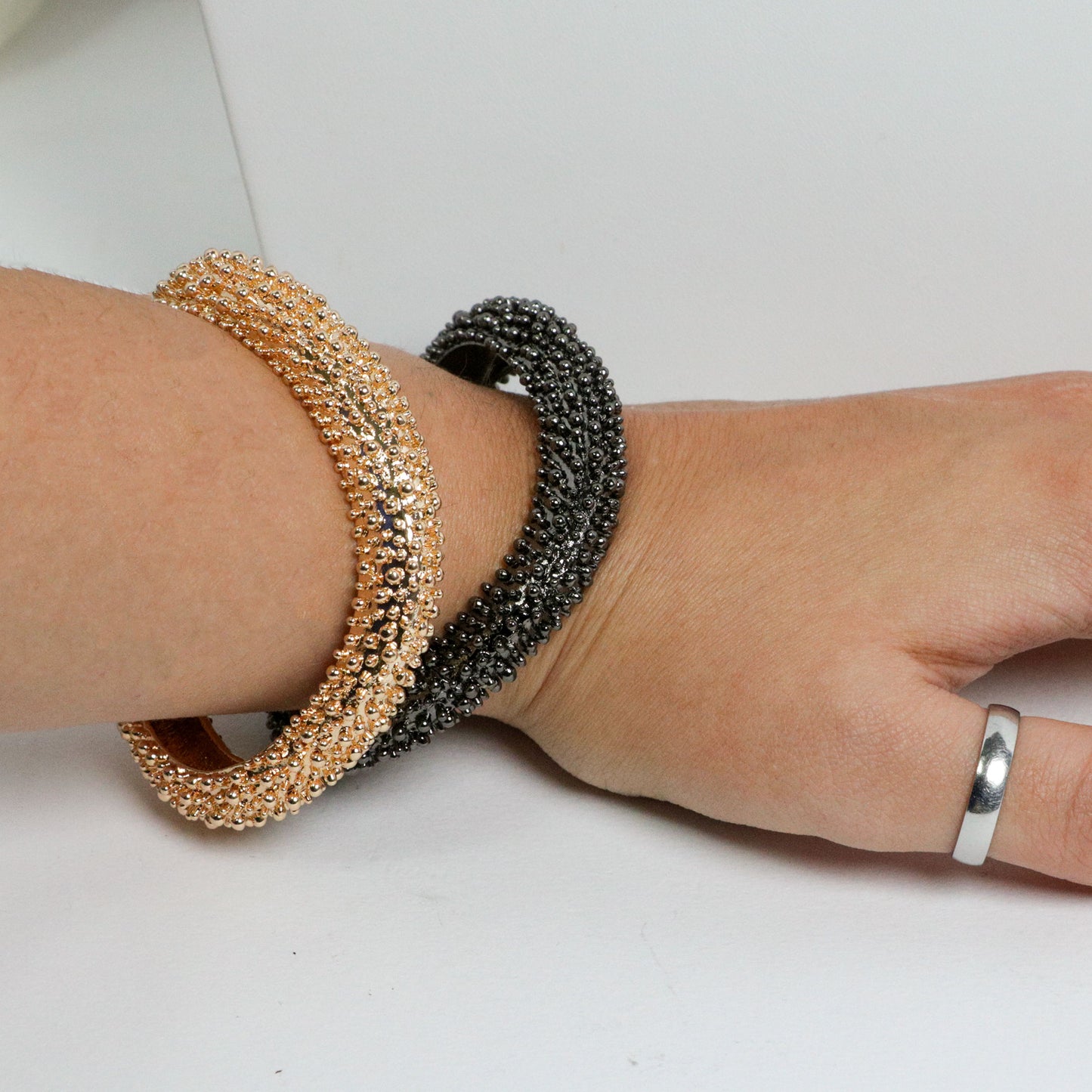 Bracciale Puntinato Oro Giallo