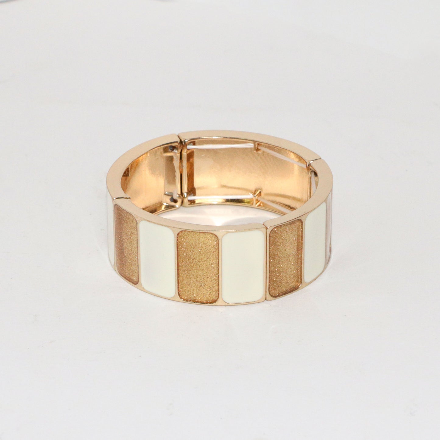 Bracciale Natale Bianco e Oro