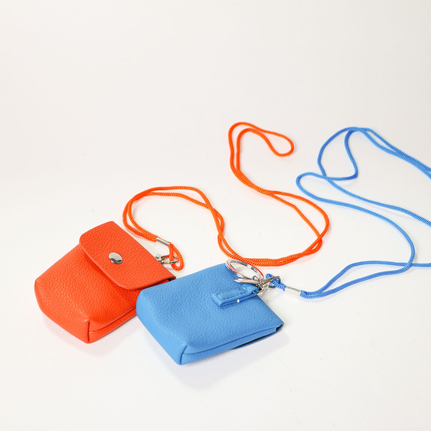Mini Pochette da collo blu