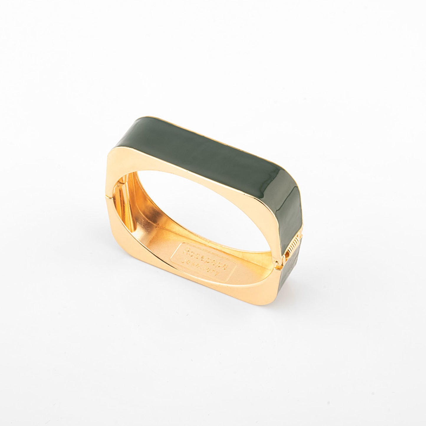 Bracciale Rigido Smaltato Verde