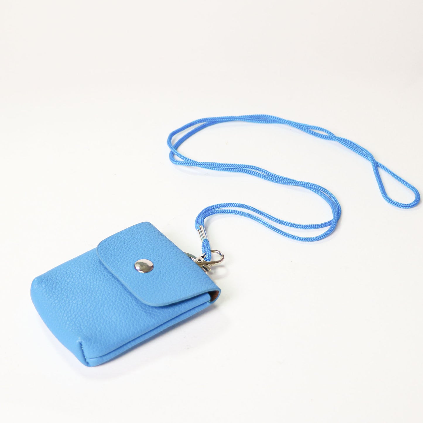 Mini Pochette da collo blu