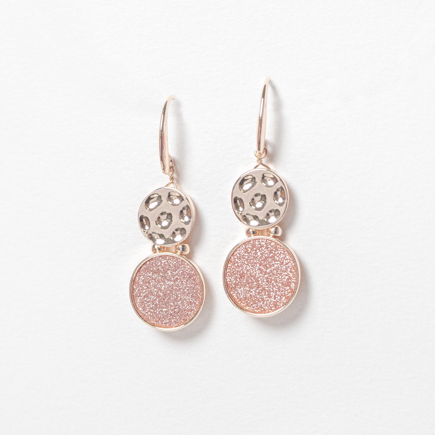 Orecchini oro rosa galvanizzato